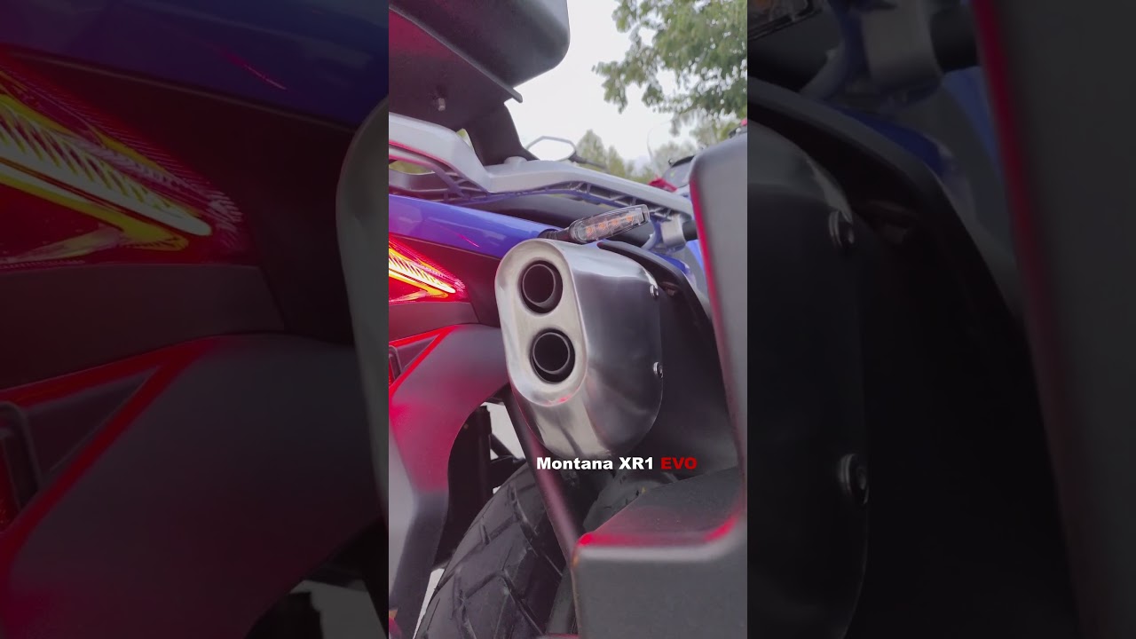Sonido motor Macbor Montana XR1 EVO 🏍️🤩 #shorts