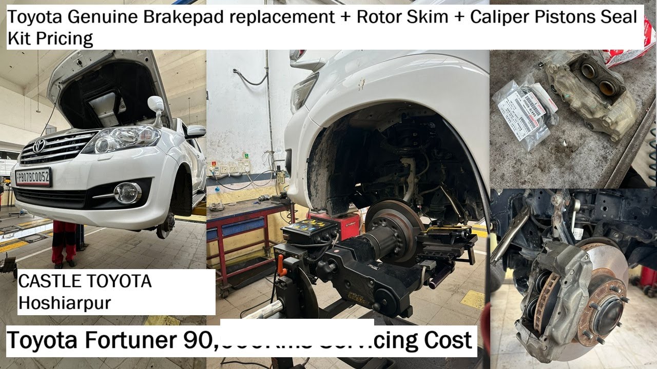 Toyota Fortuner 90,000 Kms Servicing Cost | Fortuner Premium Service or Company Service. #fortuner