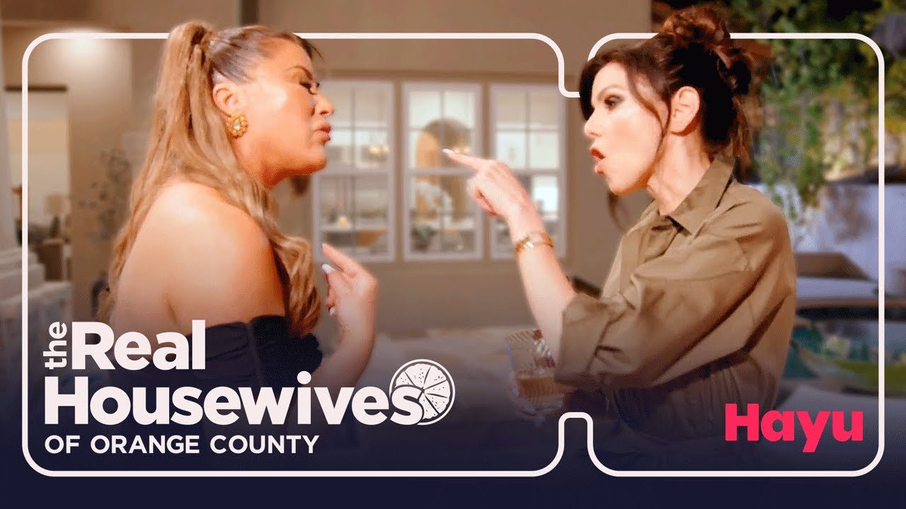 Emily confronts Heather and things get HEATED | Season 18 | Real Housewives of Orange County