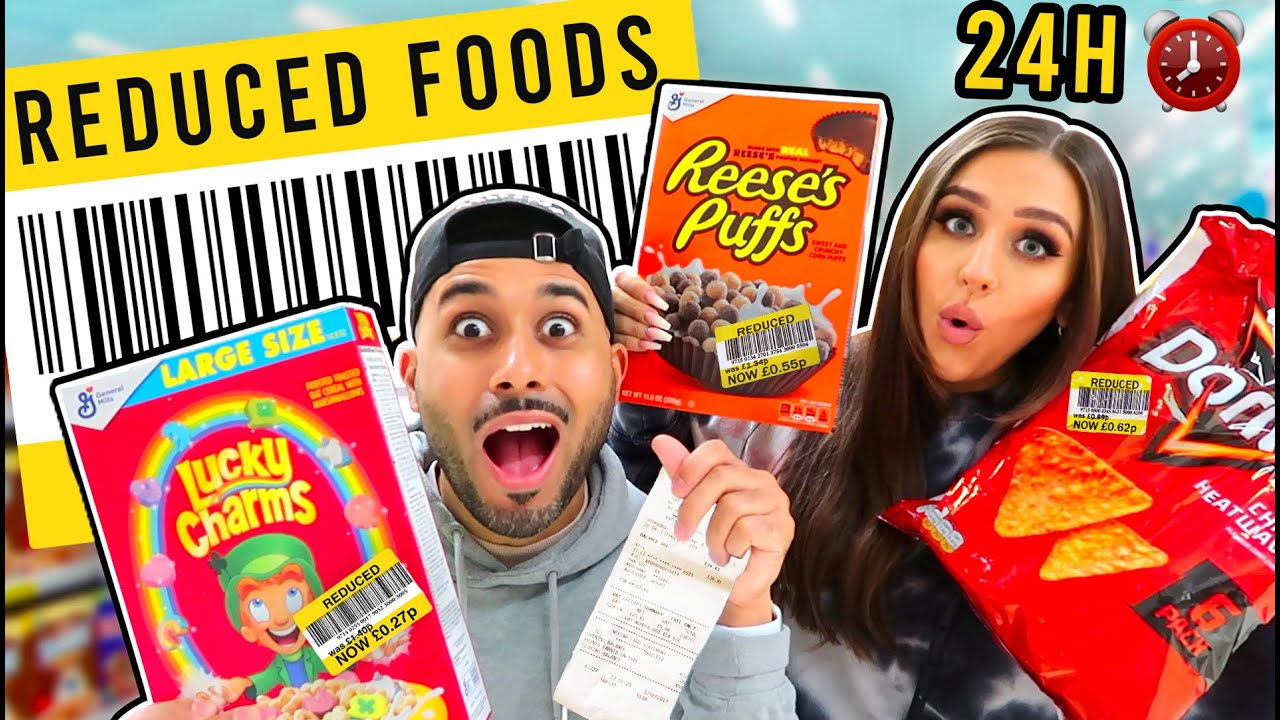 Only Eating REDUCED foods for 24 HOURS!! 😱
