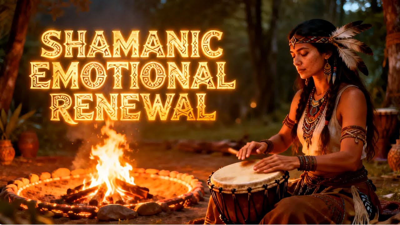 Deep Shamanic Meditation Drum Journey for Healing Emotional Turbulence With Gentle Sound