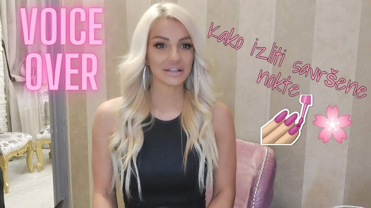 Izlivanje noktiju - Kako do savršeno izlivenih noktiju 💅🌺🌺 POPRAVLJEN TON!!!