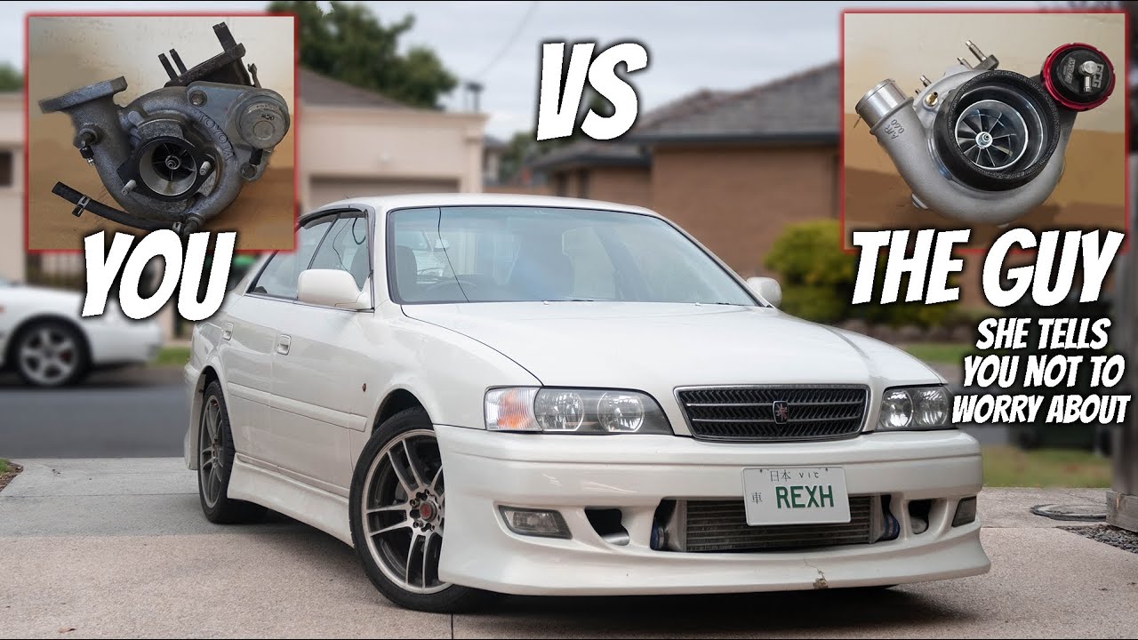 Part 2 - BIG TURBO Install on the JZX100 CHASER! (GTX3076r)