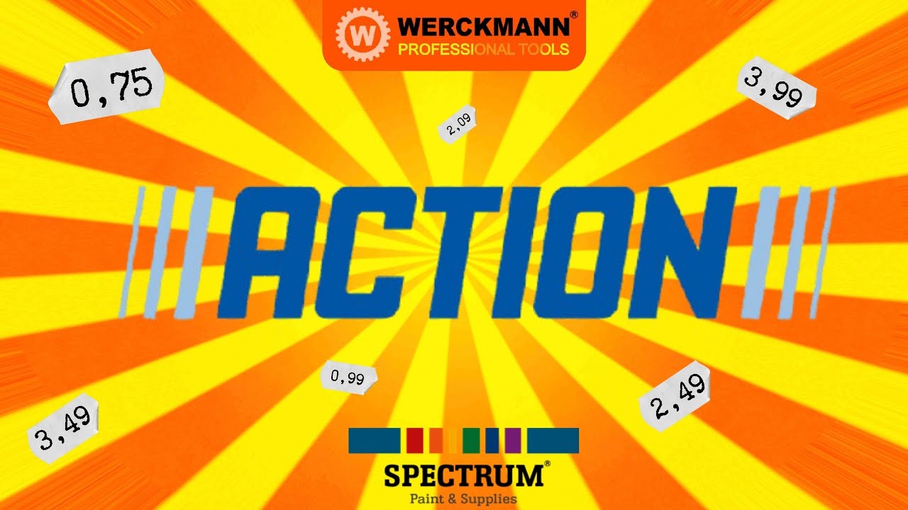 Какие инструменты Werckmann и лакокрасочную продукцию Spectrum купить в Action