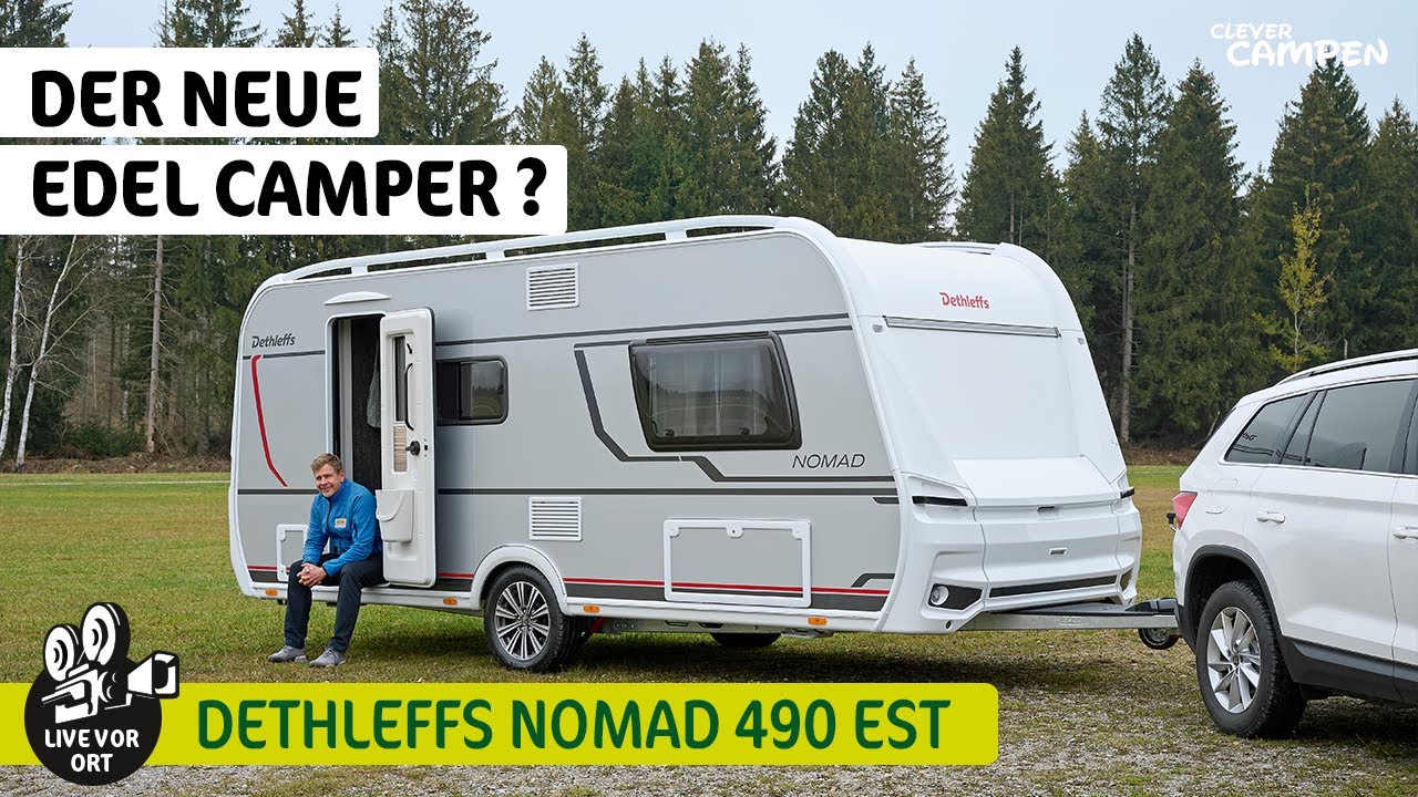 Premiere Dethleffs Nomad 490 EST - Live vor Ort - Die erste Roomtour - 