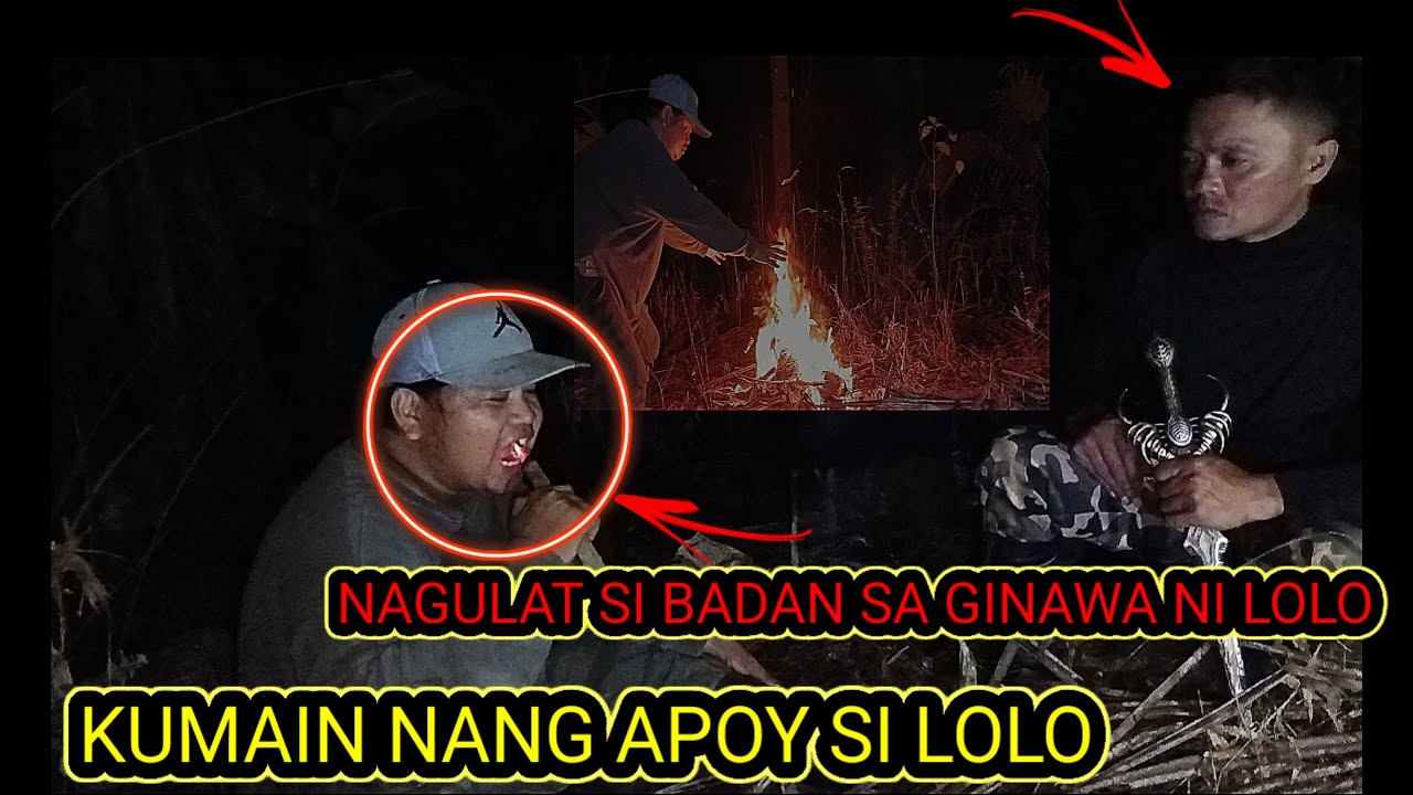 NAG RITWAL SI LOLO NAGULAT SI BADAN SA GINAWA NI LOLO NA KOMAIN NANG APOY#viralvideo 