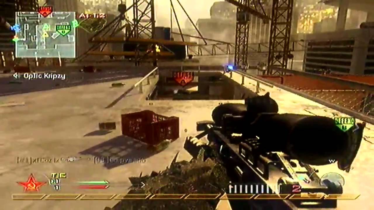 MW2 | Demolition | Highrise | 98-9 | Barrett. 50Cal! + NUKE!