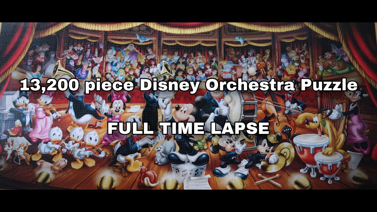 BONUS VIDEO! 13,200 piece Disney Orchestra - Full Time Lapse