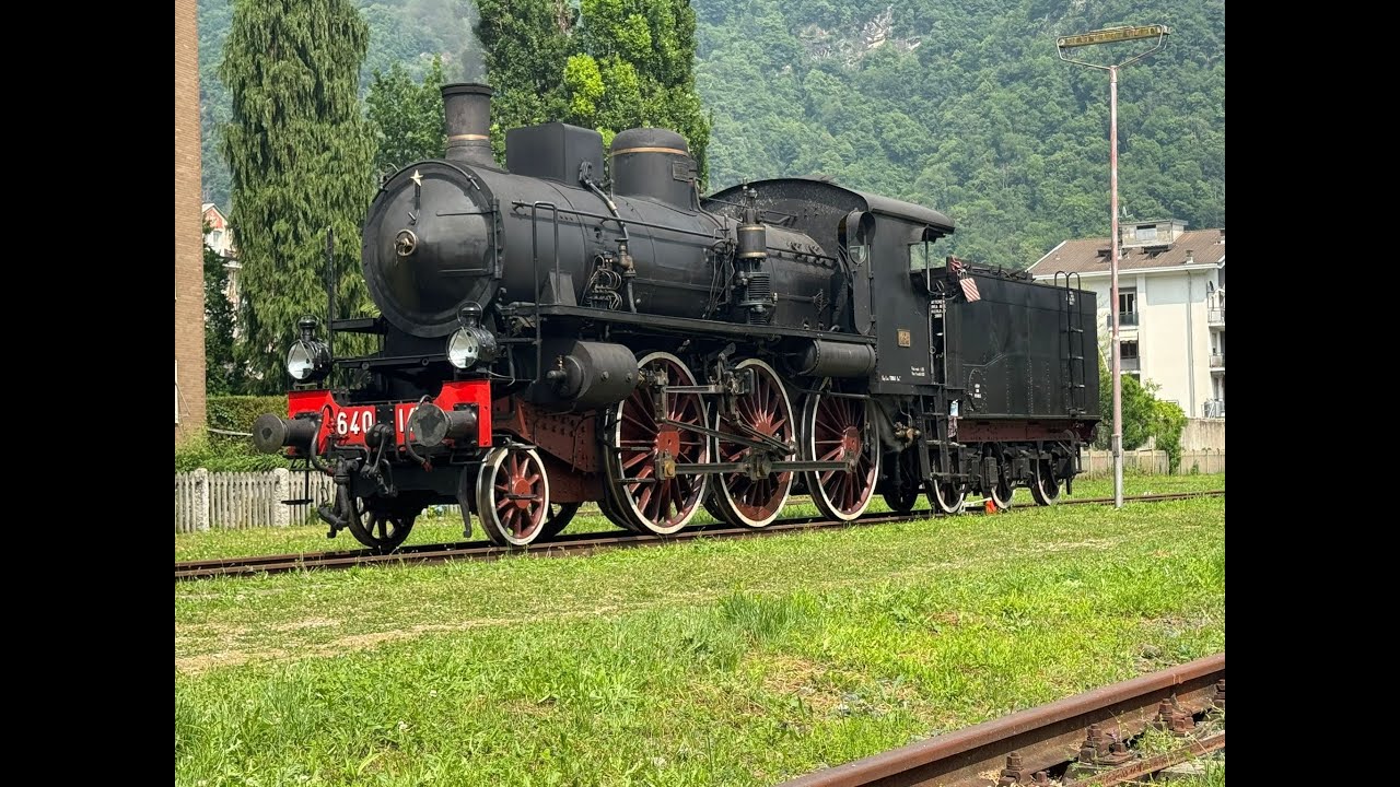 Treno storico Novara - Varallo sesia 08 Giugno 2025