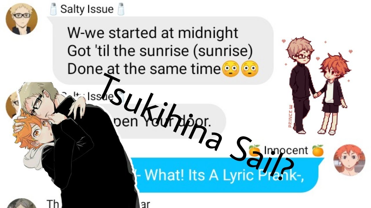 ||Valentine's Special Haikyu|| Text Lyric Prank 34+35- Ariana Grande (Tsukihina)