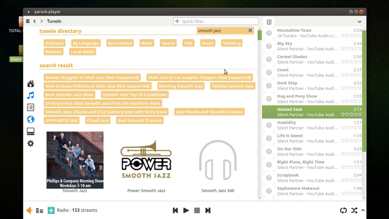 Yarock Linux Music Player