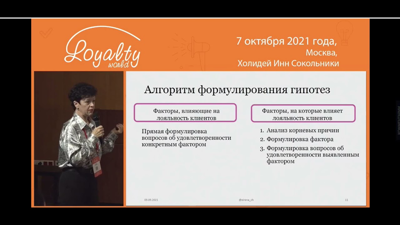 Выступление на Loyalty World Forum 07102021