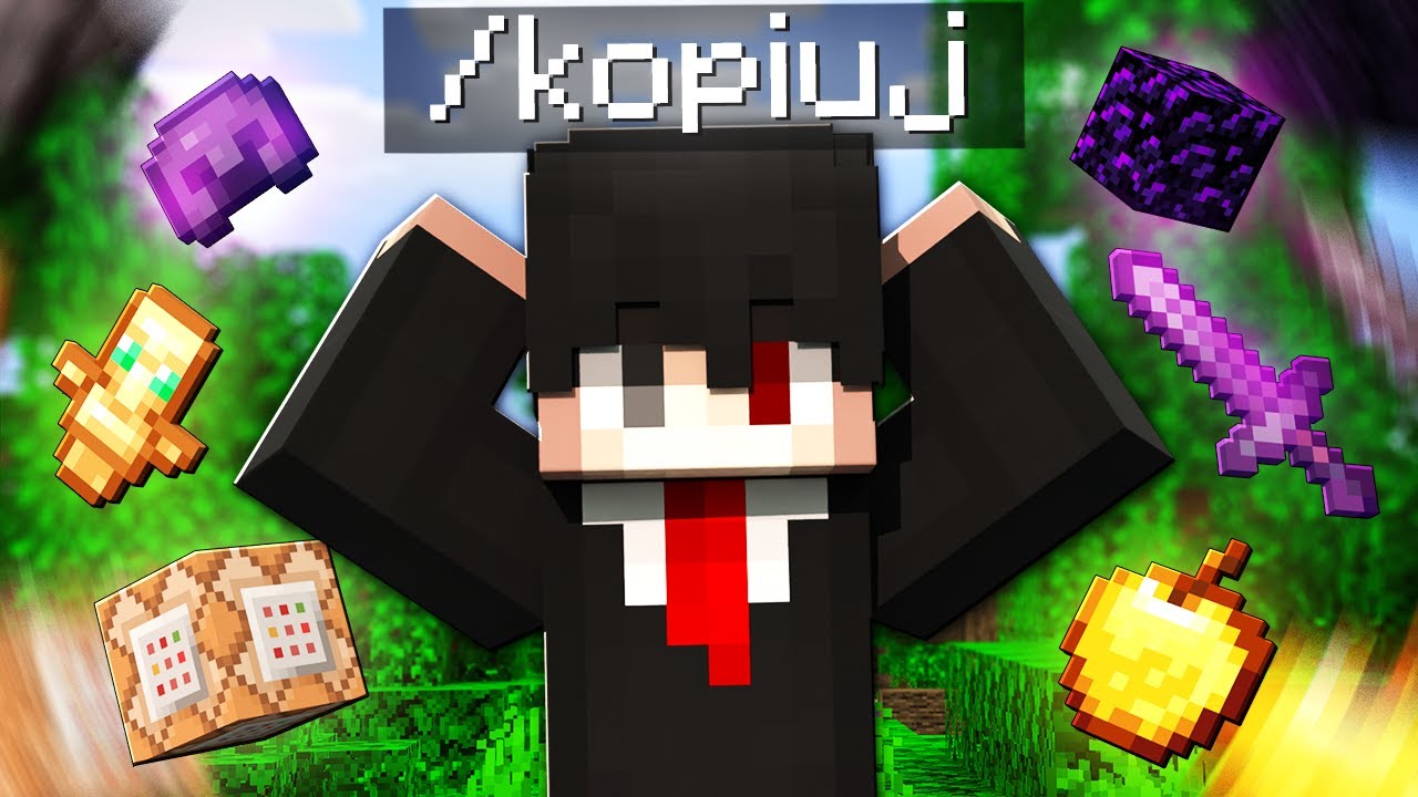 KOPIOWANIE ITEM&Oacute;W w MINECRAFT!