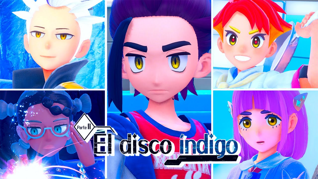 Alto Mando y Campeón de la Liga Arándano del Disco Índigo en Pokémon Escarlata y Púrpura DLC
