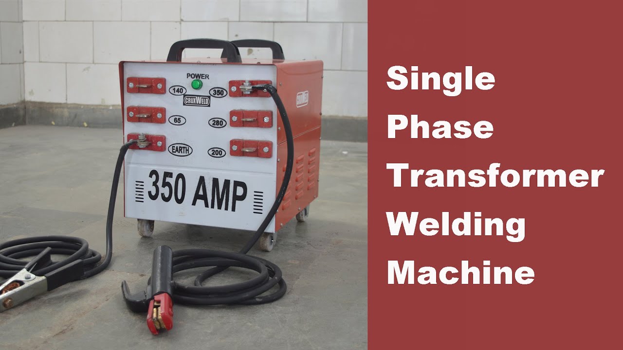 Single Phase Transformer Welding Machine - 350A Stud Type Transformer Based ARC Welding Machine