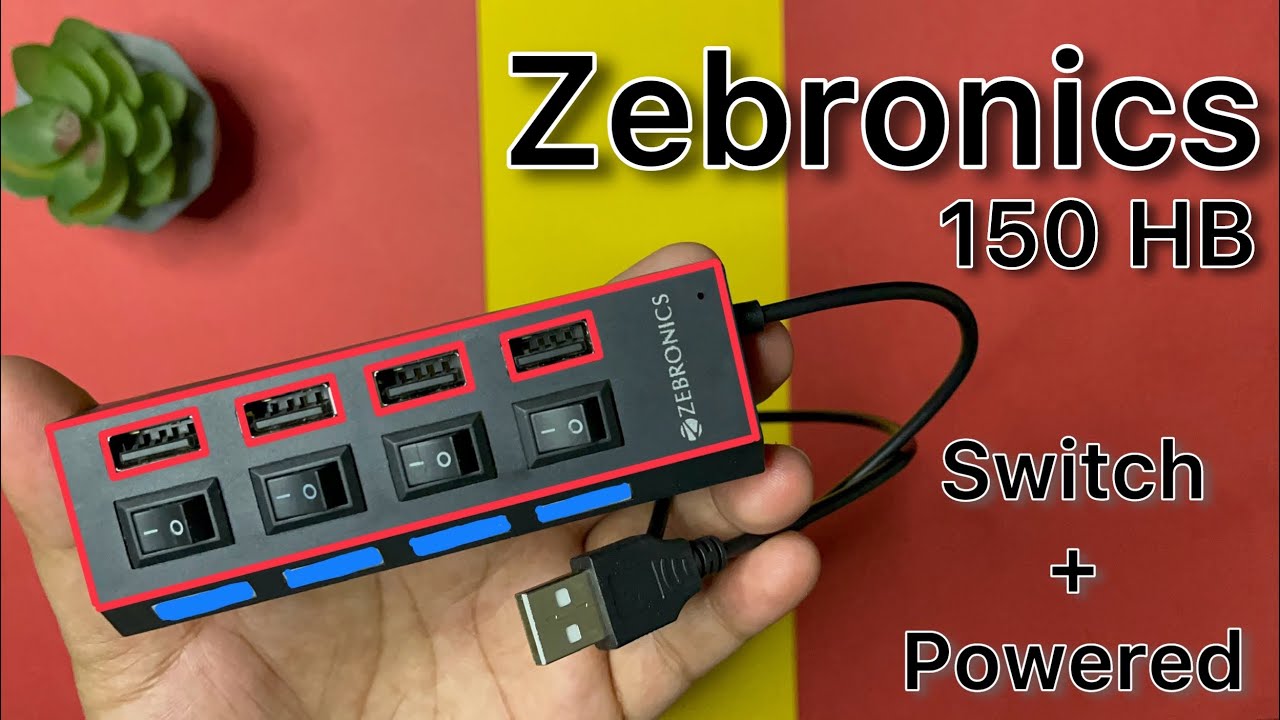 Zebronics | 4-Port | Powered | USB Hub | Unboxing & Review
