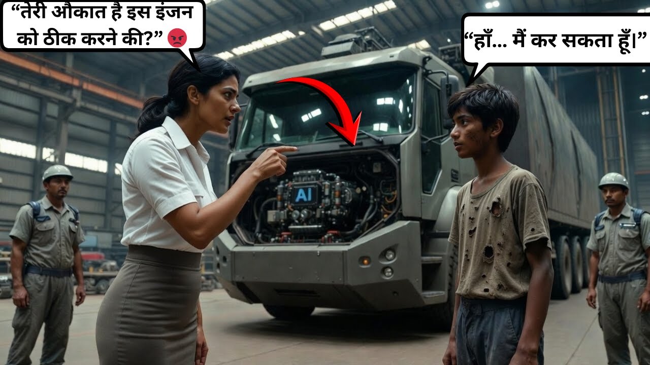 जिसे सब ‘जुते पॉलिश वाला’ समझते थे… उसी ने बचा लिया AI Truck! 😱