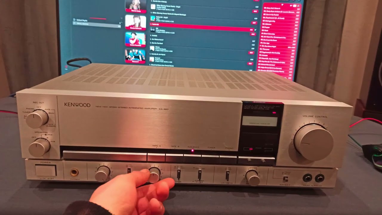 Wzmacniacz Kenwood KA-990 + Canton Fonum SC 5