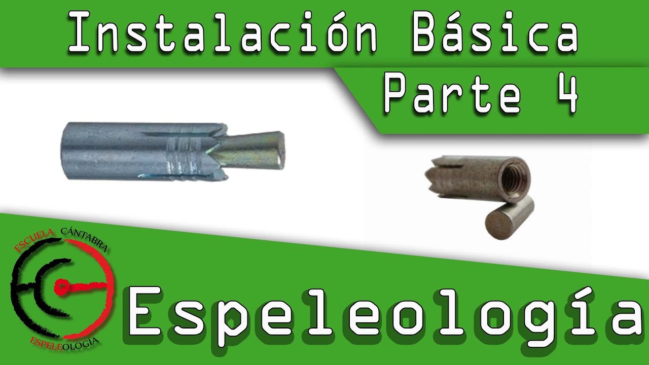 Instalación en Espeleología - Parte 4 - Spit autoperforante
