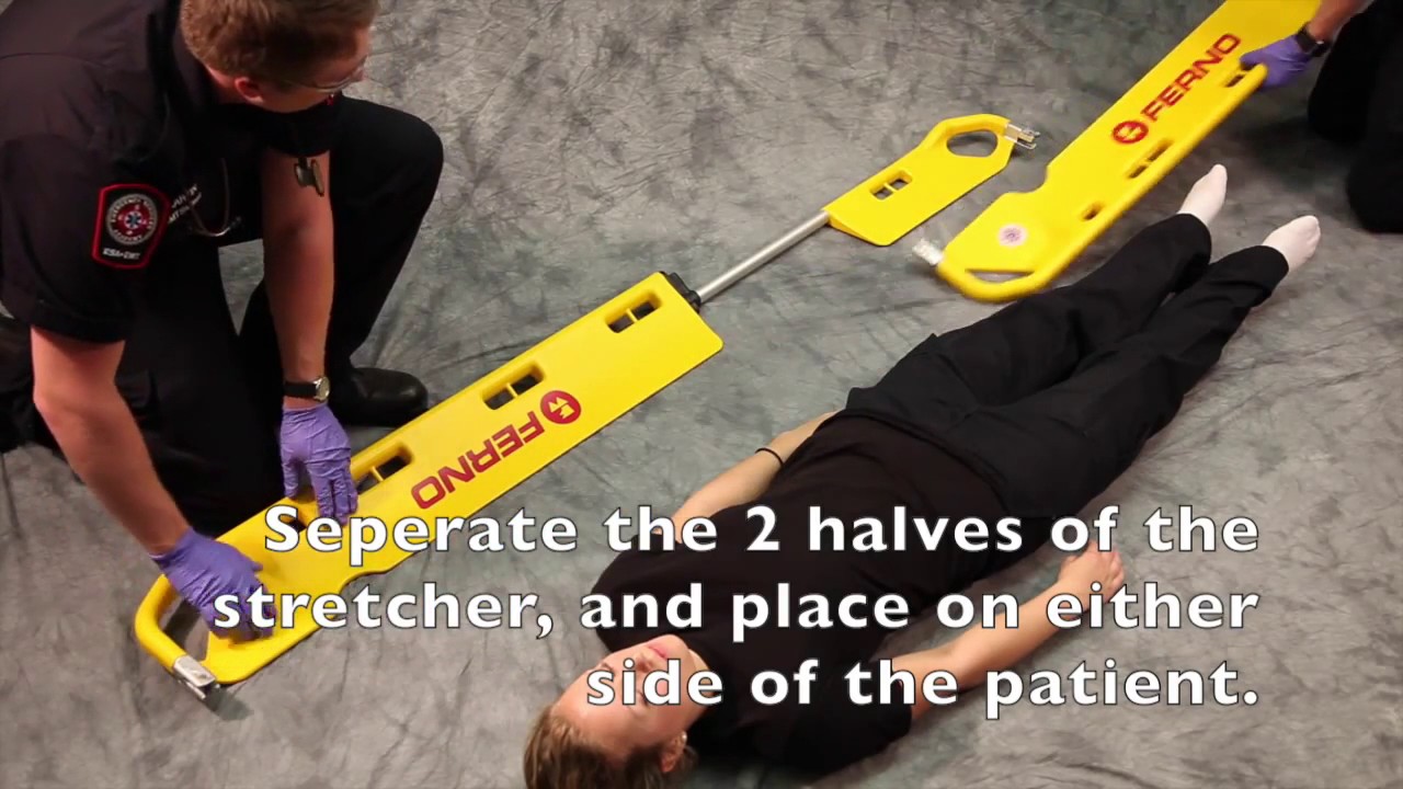 Emergency Services Academy EMS   Scoop Stretcher