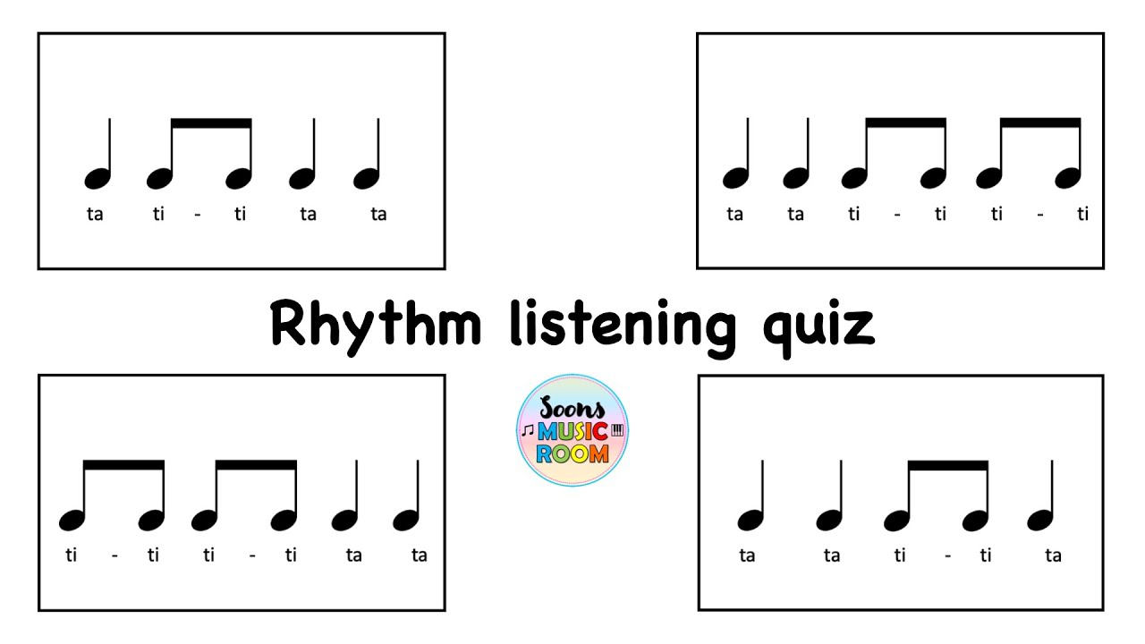 Rhythm Listening Quiz | Ear Training | Four corners game