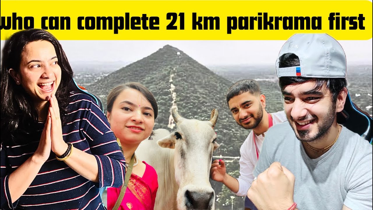 21 km WALKING challenge 😁(who can complete  GOVERDHAN PARIKRMA first??)