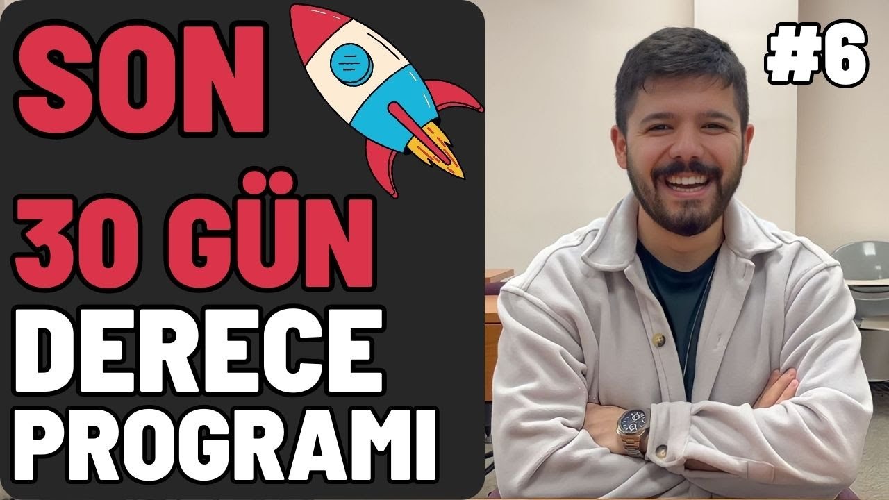 SON AY Derece Programı (Ayrıntılı)❗️| Nasıl Çalışmalısın? | ÇEKİLİŞ❗️| TR 75.si Programı❗️| #yks
