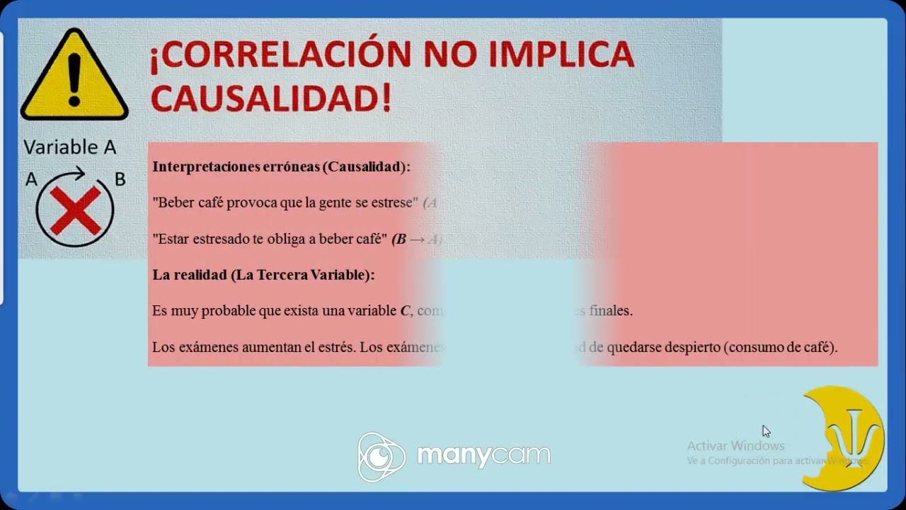 Correlación no implica causalidad - Para concluir: COEFICIENTE DE PEARSON