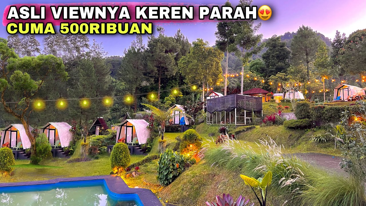 GLAMPING MURAH DI PUNCAK BOGOR VIEWNYA KEREN BANGET | D’PASEBAN GLAMPING