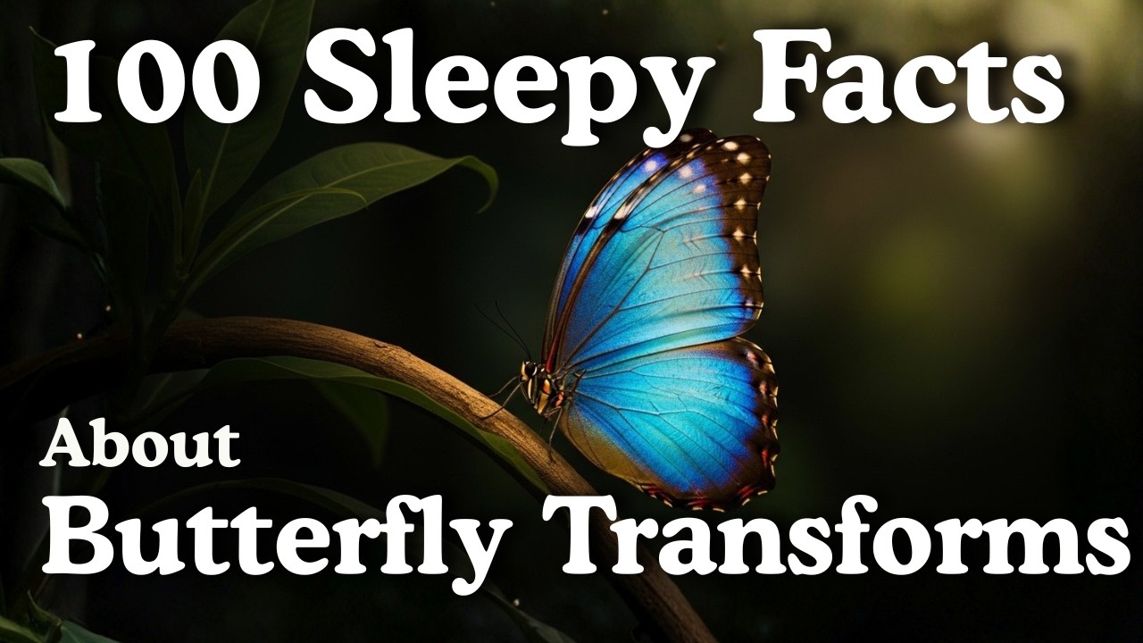 100 Sleepy Facts About Butterfly Transforms to Fall Asleep To | Sleepy Animals