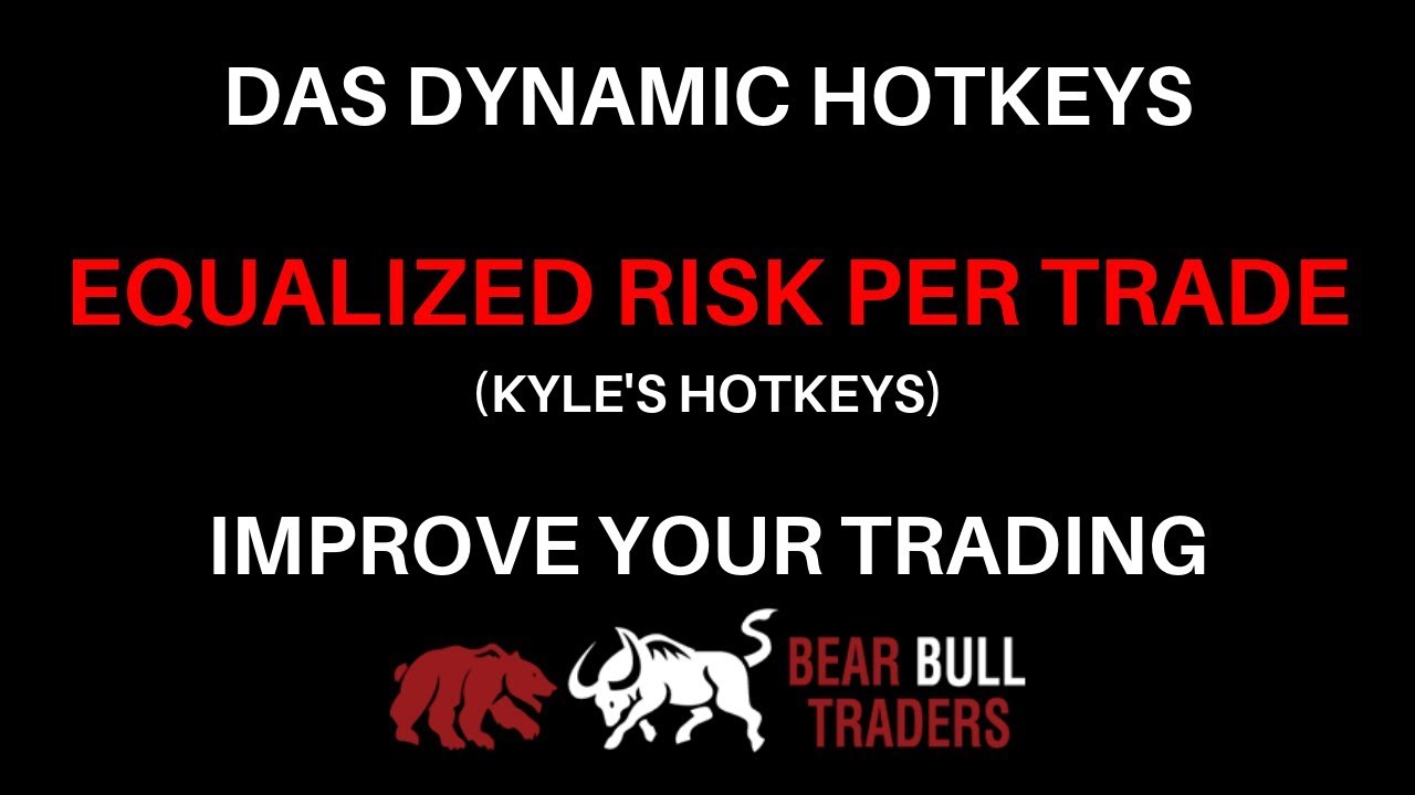Important Hotkey for Day Traders: EQUALIZED RISK PER TRADE on DAS Trader Pro
