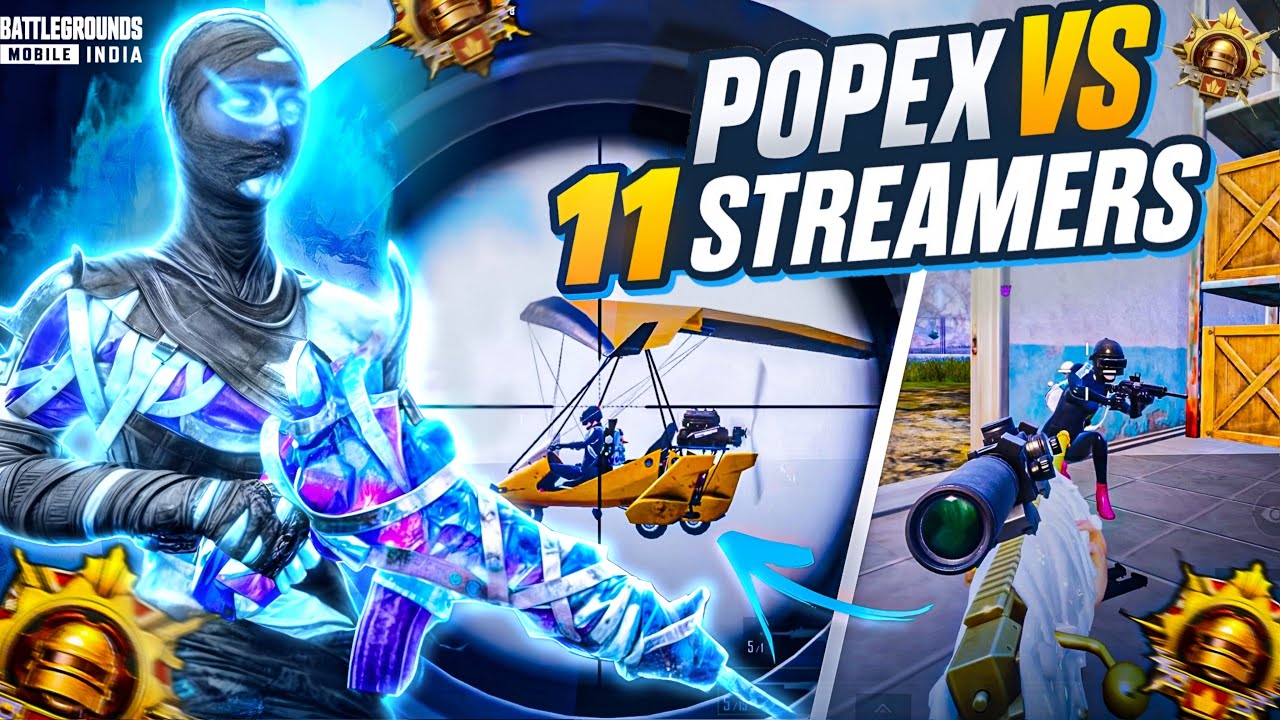 11 Youtubers Called me H@CKER & Reported Me 🔥 PoPeX vs Streamers | BGMI