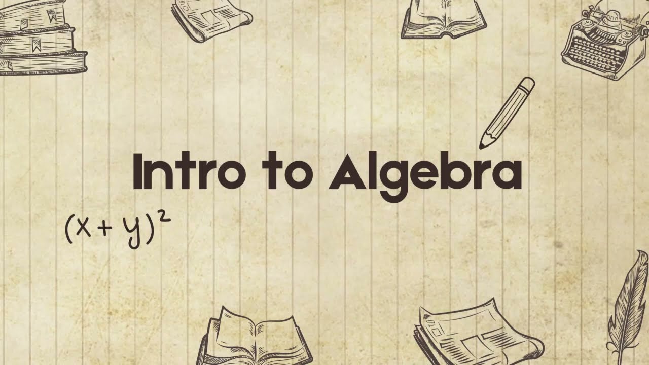 Intro to Algebra - MTH1W