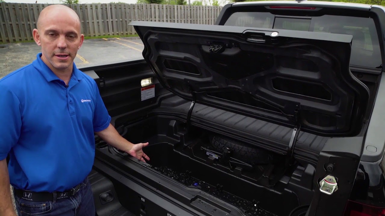 2019 Honda Ridgeline Tips & Tricks: How to Use the Cooler Drain