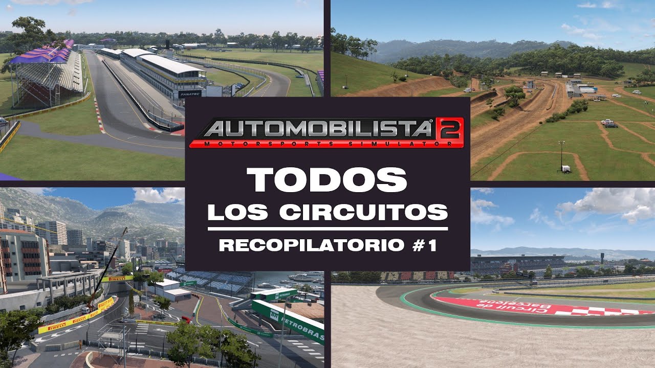 Una vuelta a TODOS los CIRCUITOS de Automobilista 2 | Recopilatorio #1