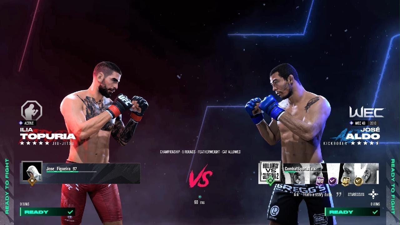 UFC 5 Jose Aldo vs Ilia Topuria