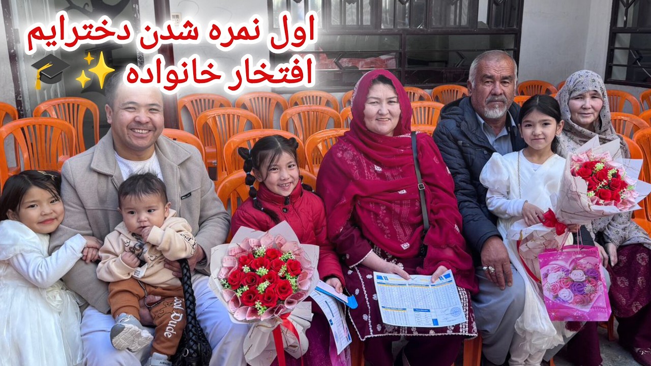 کوشش شب‌ و‌روز دخترایم و زحمات استادان عزیز نتیجه داد و خدا را شکر هر دو دختریم اول نمره شدند.