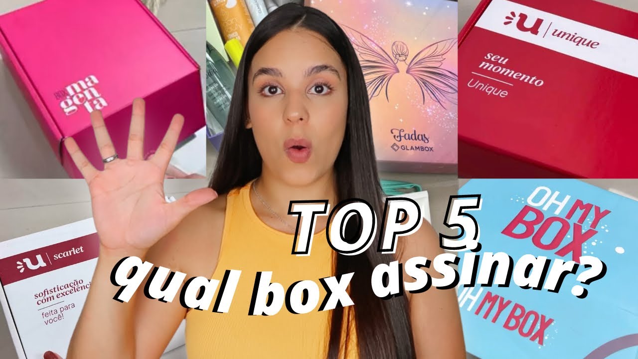 TOP 5 BOX DE ASSINATURA DE BELEZA! QUAL ASSINAR? Ranking Outubro 2022 #30 | Gabbi Oliveira