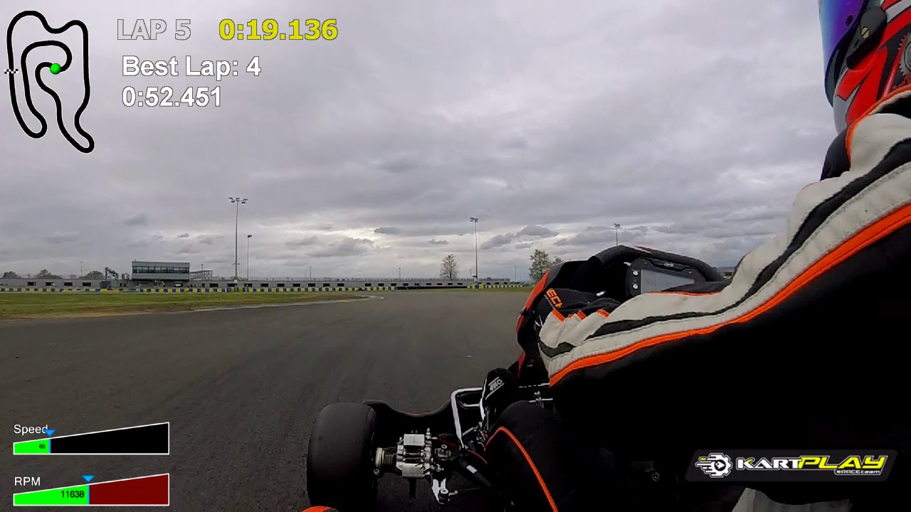 KZ2 inboard avec Johan - Karting International du Mans