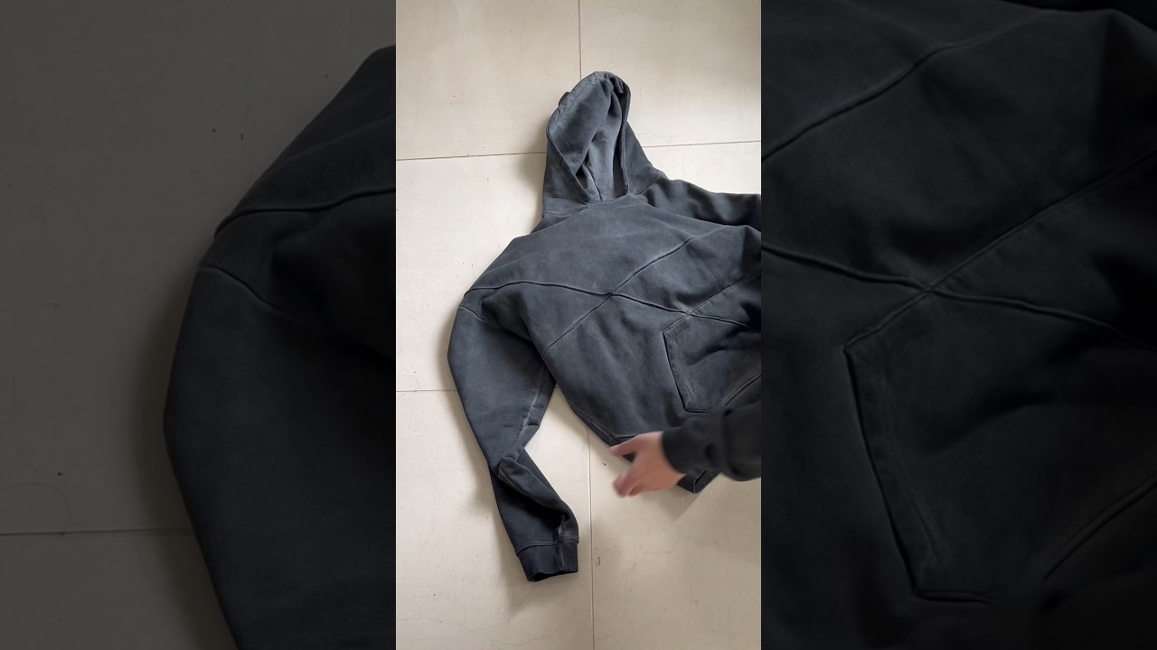 Closer look at the object dye hoodie. Limited units. #clothingbrand #streetwear #archivefashion