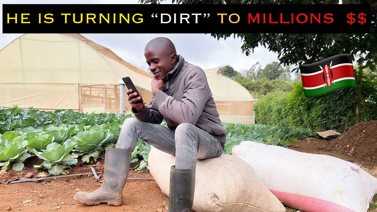 Kenyan man making Millions from 'dirty job' farming in the Village #moneymoves ft @AFRICANTIGRESS