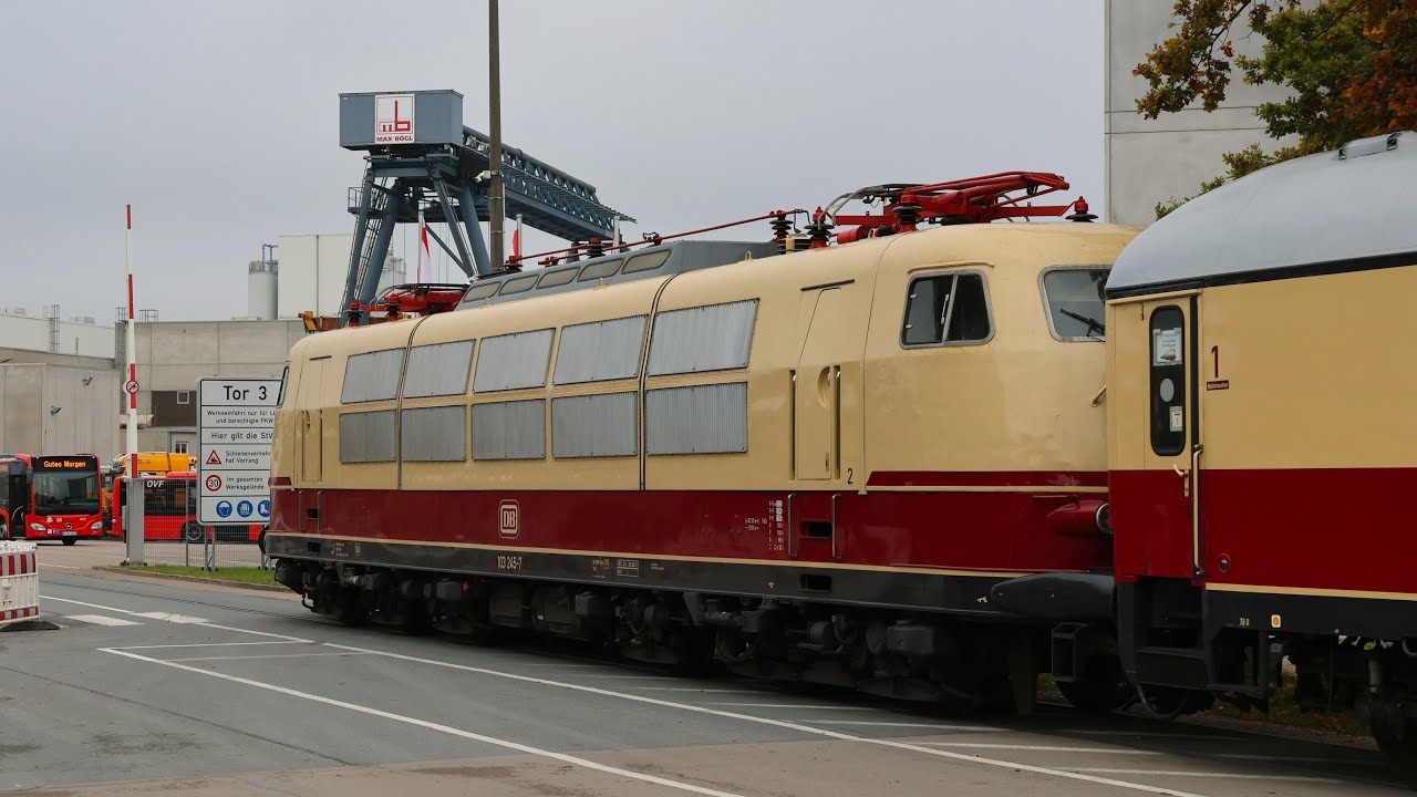 Mit 103 245 und 218 137 nach Sengenthal zu Max Bögl