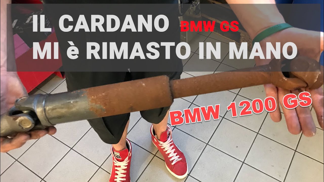 il cardano della moto mi è rimasto in mano (BMW GS)