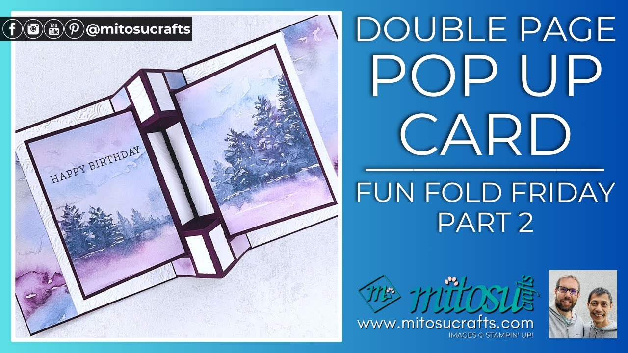 Guide to Making A Double Page Pop Up Card Making (Part 2)