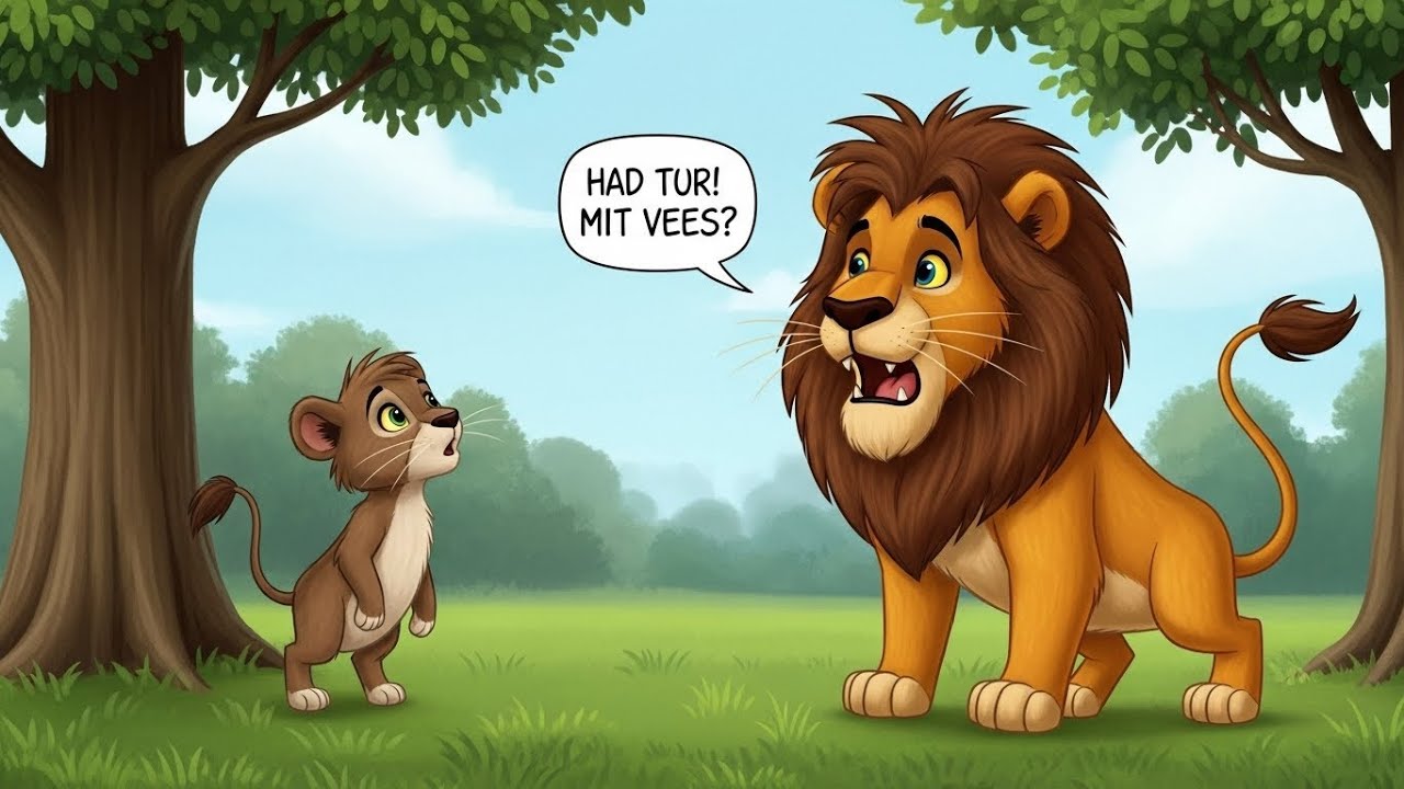 The Brave Old Woman & the Lion 🦁 | Jungle Cartoon Story for Children