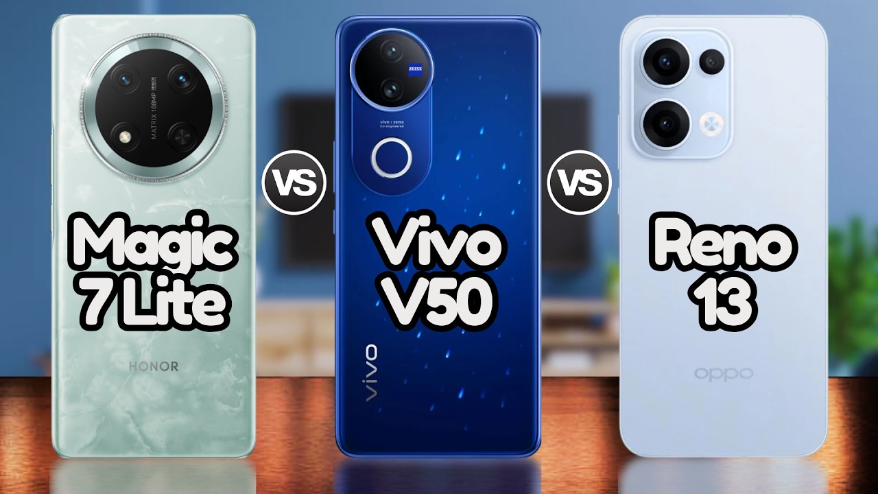 Vivo V50 Vs Honor Magic 7 Lite Vs Oppo Reno 13 | @EficienTechs👈👀