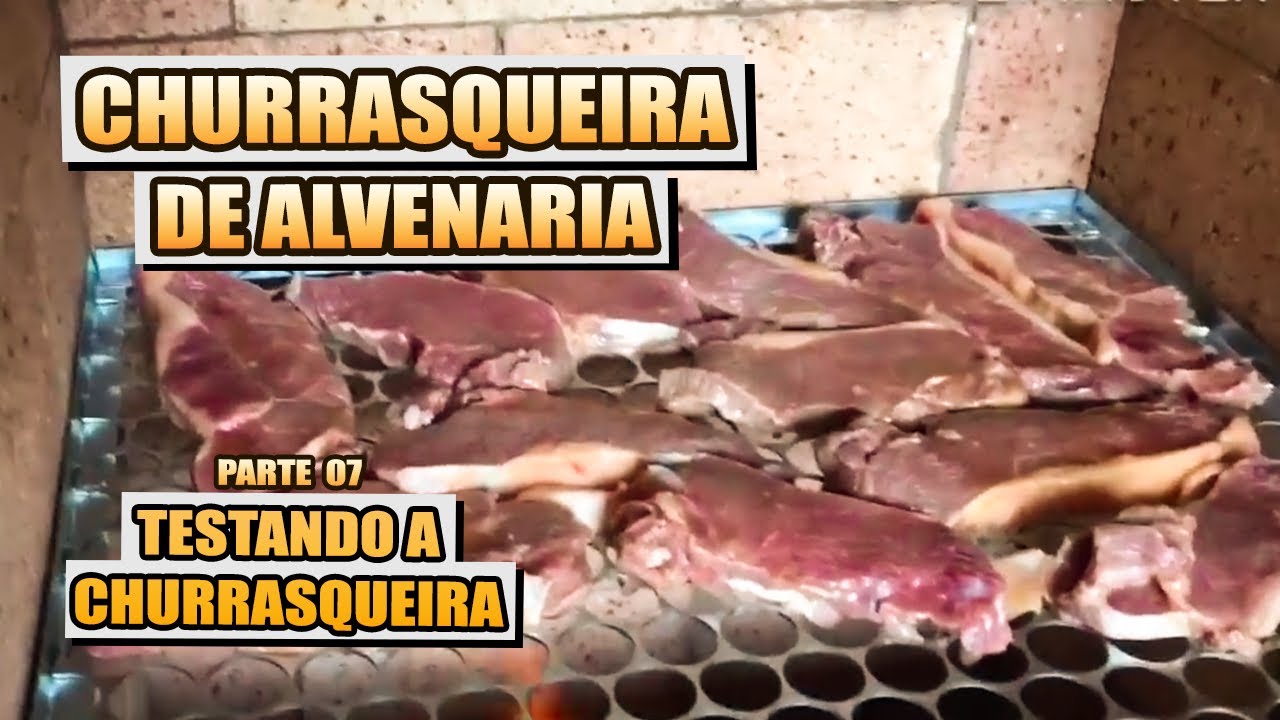 FUI TESTAR A CHURRASQUEIRA, OLHE O QUE ACONTECEU