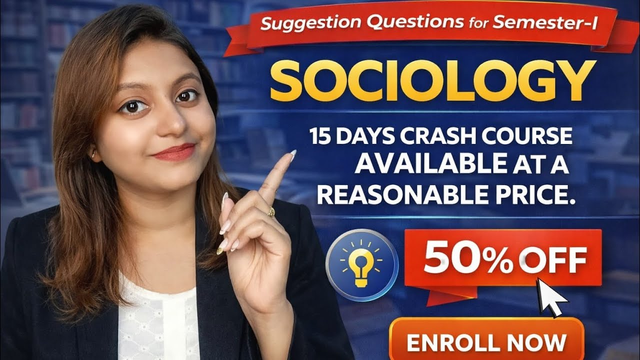🎓 SOCIOLOGY SUGGESTION QUESTIONS | BA.LLB 1st SEM | FIRST TIME ON YOUTUBE! 🔥
