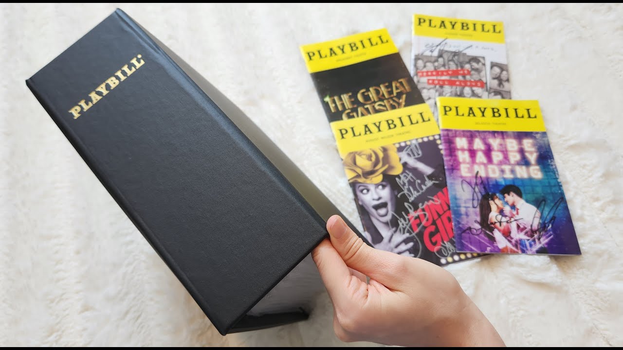 ASMR Playbill Collection Show & Tell