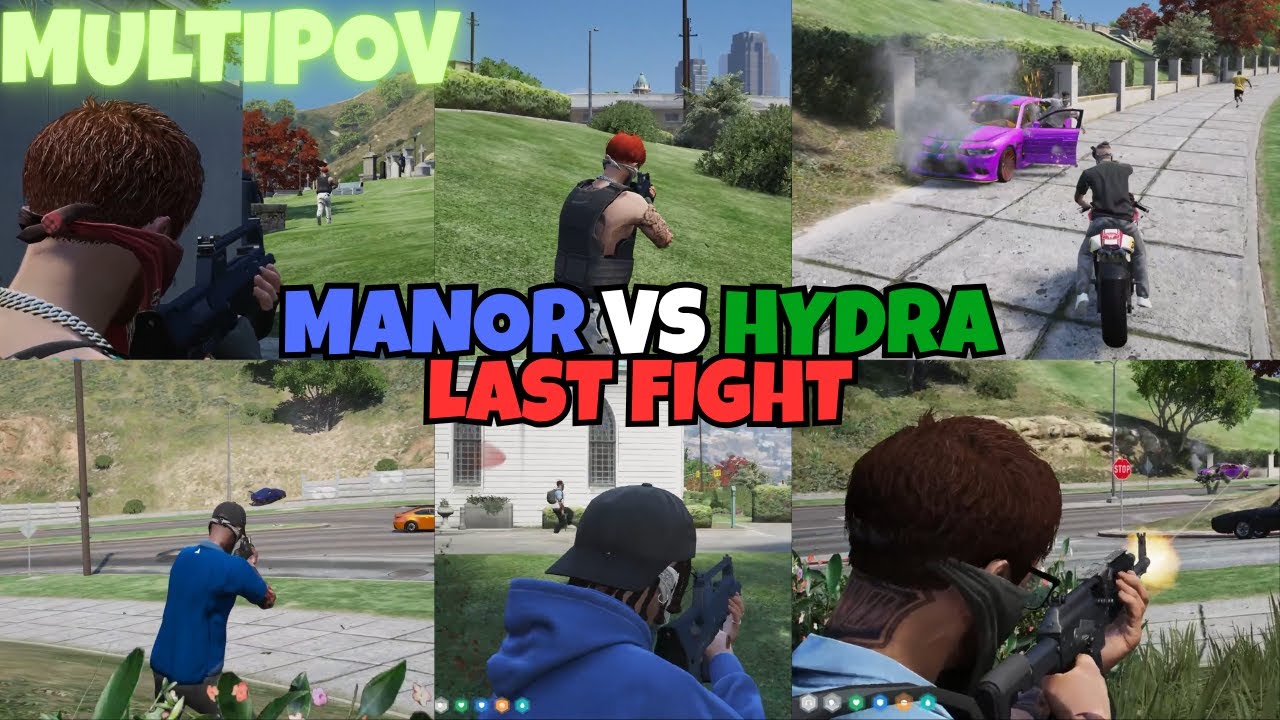 Manor vs Hydra at The Graveyard (Last FIght) | MultiPOVs | NOPIXEL 4.0 GTA RP